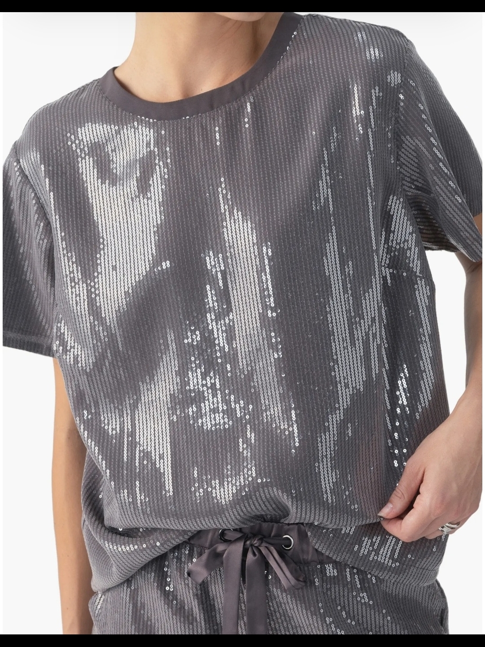 Sanctuary perfect sequin top size Large